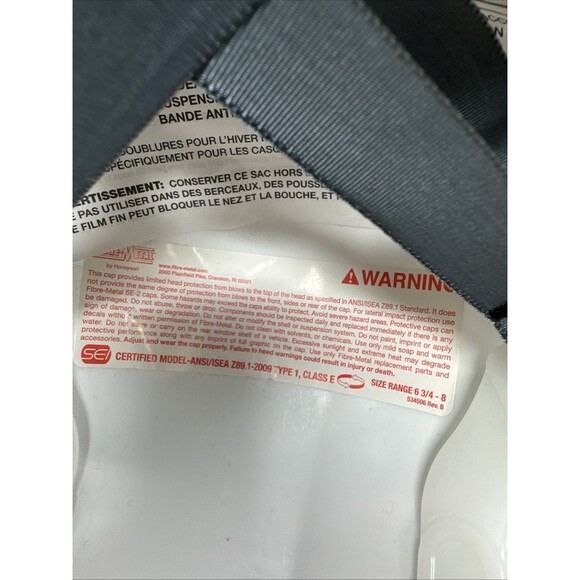 US Army Corps of Engineer Hard Hat Safety Helmet ANSI/ISEA Z89.1-2009 Type 1 NEW - Picture 8 of 10